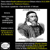 Vzdelávanie pre dospelých 126 - 2018-12-10 Pozadie politických procesov by Slobodný Vysielač