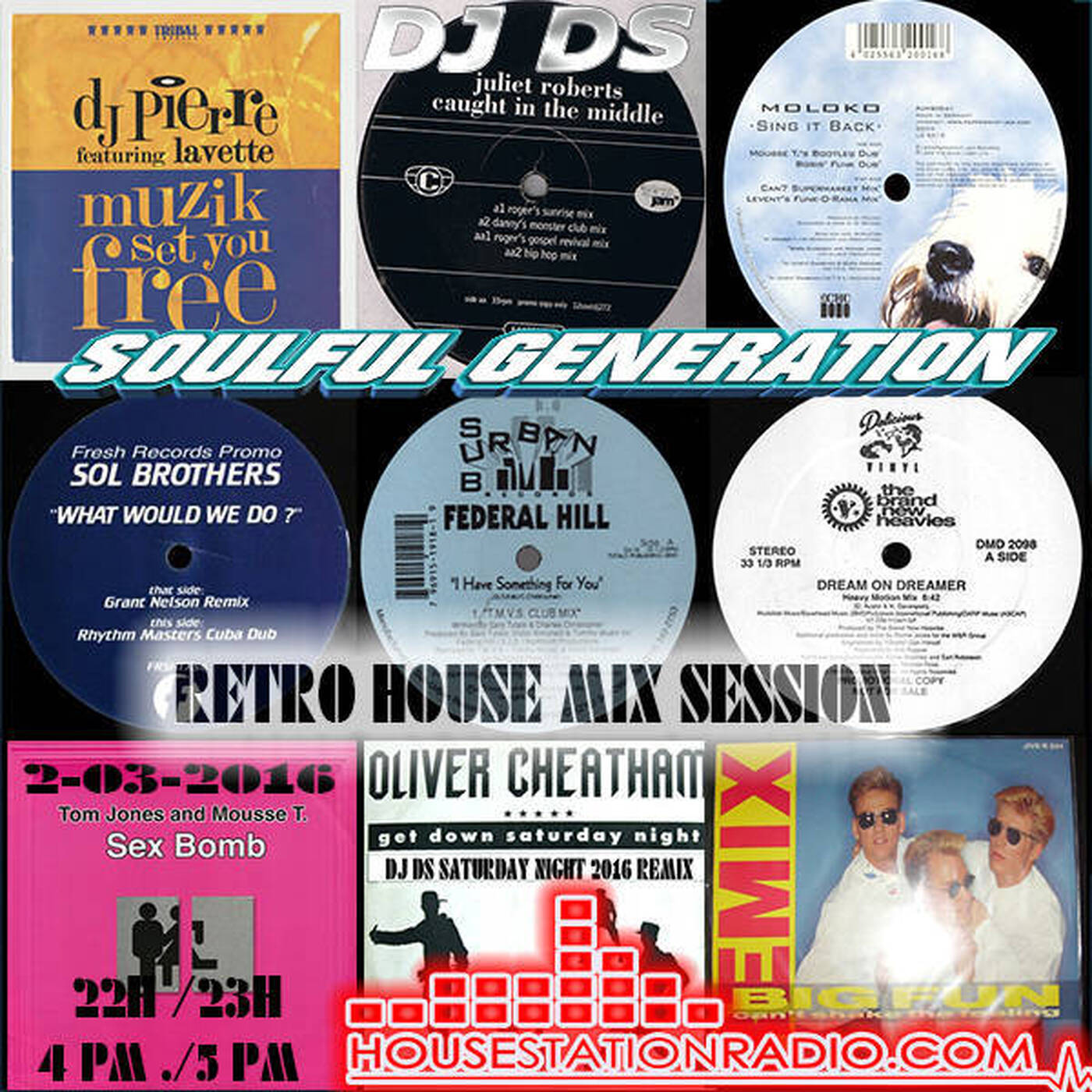 SOULFUL GENERATION ON HOUSE STATION  RADIO MARCH 2016 FIRST  MIX SESSION episode artwork