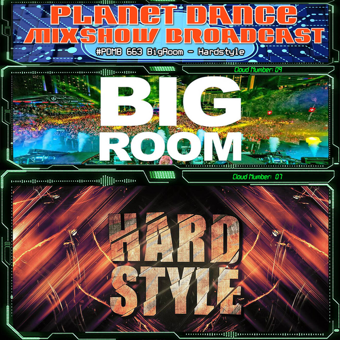 Planet Dance Mixshow Broadcast 663 BigRoom - Hardstyle episode artwork