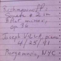 A tribute to Joseph Villa by The Piano Files