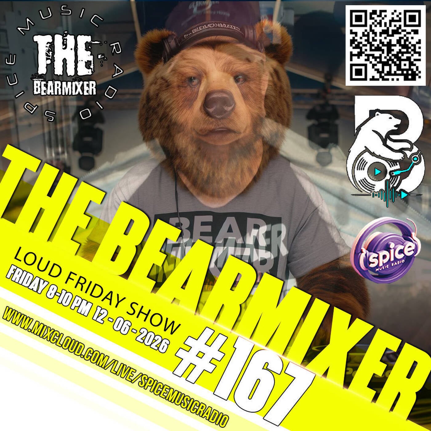 Live On Air Spice Music Radio "Loud Friday #167" 12th June 2026 episode artwork