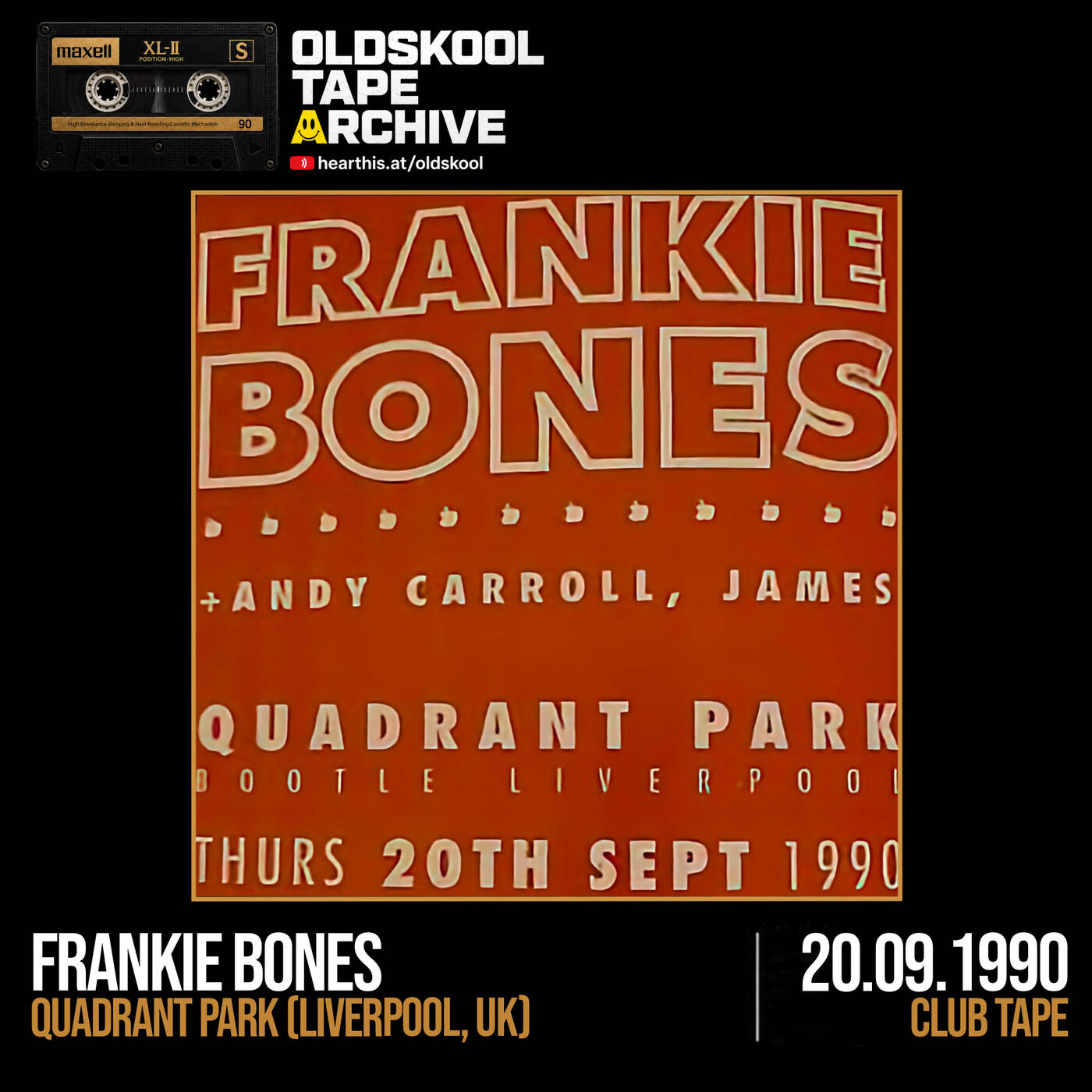 Frankie Bones - Quadrant Park (Liverpool, UK) (20.09.1990) episode artwork