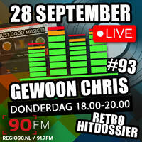 Gewoon Chris #93 - 28 September 2023 - 90FM by MusicFreaks