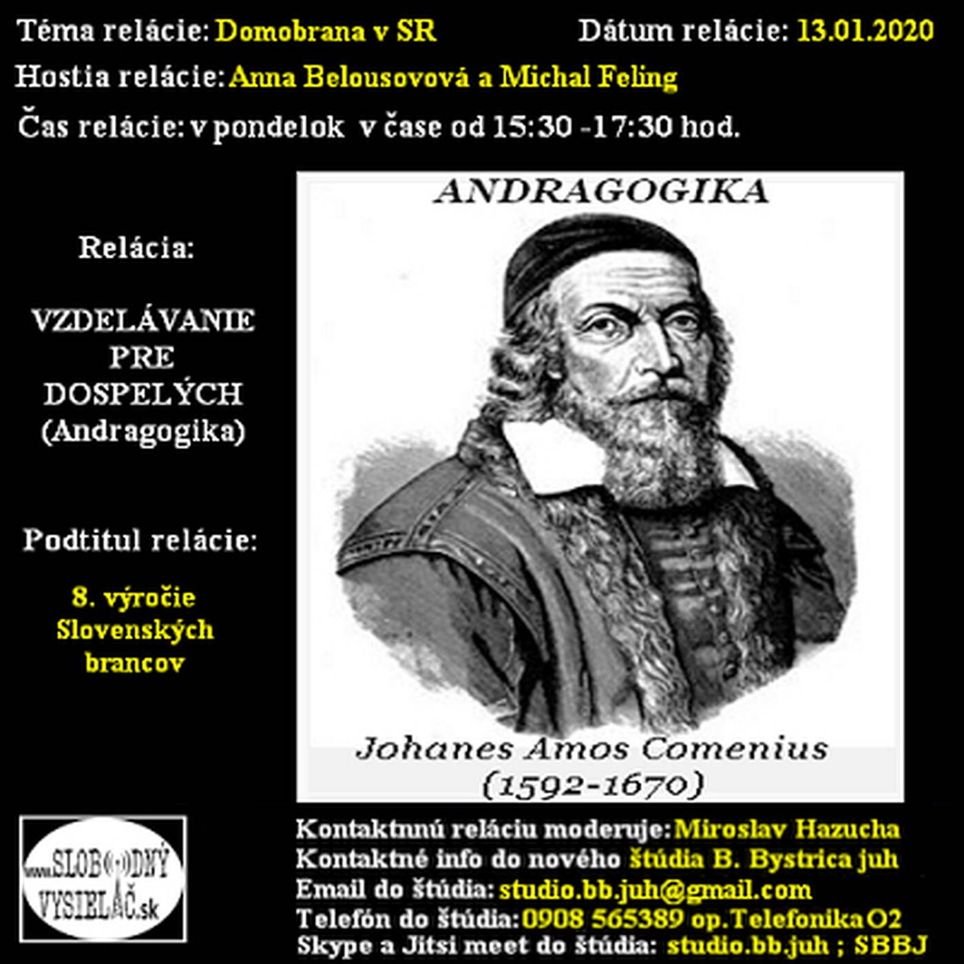 Vzdelávanie pre dospelých 179 - 2020-01-13 Domobrana v SR... episode artwork