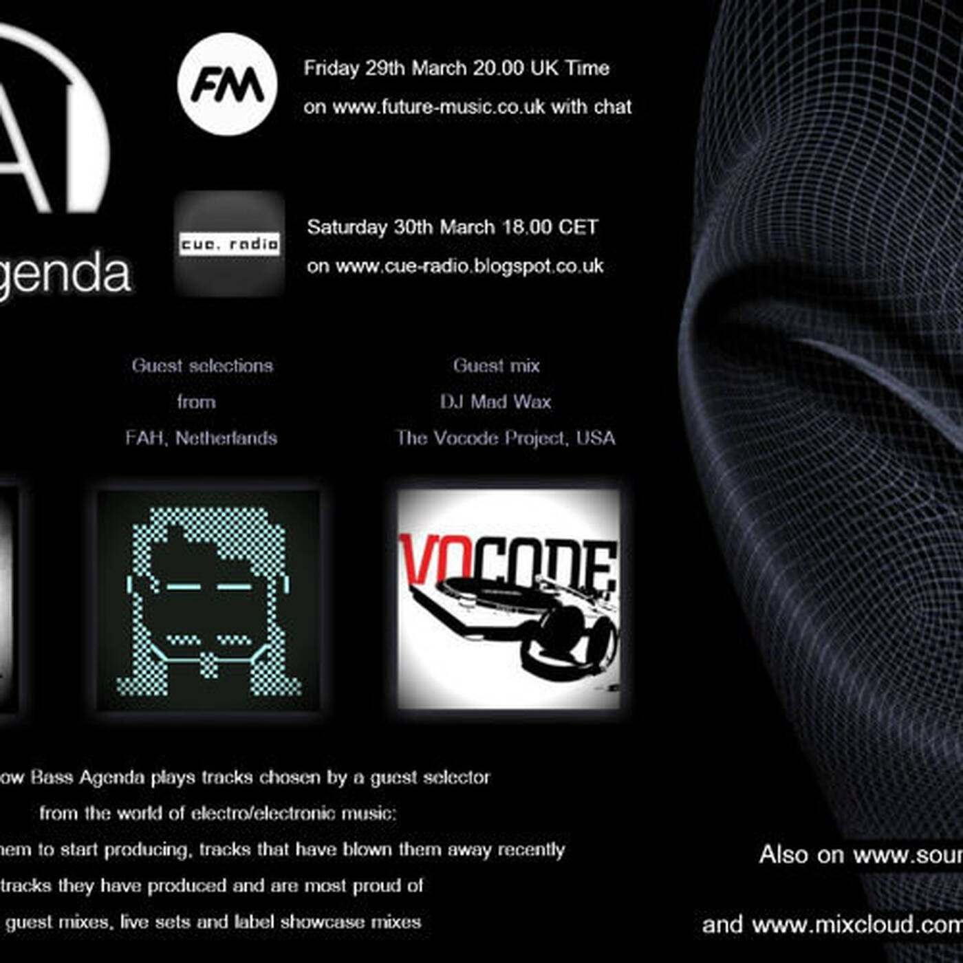 Bass Agenda 50 with Techno Fix, guest selections from FAH & mix by DJ Mad Wax episode artwork