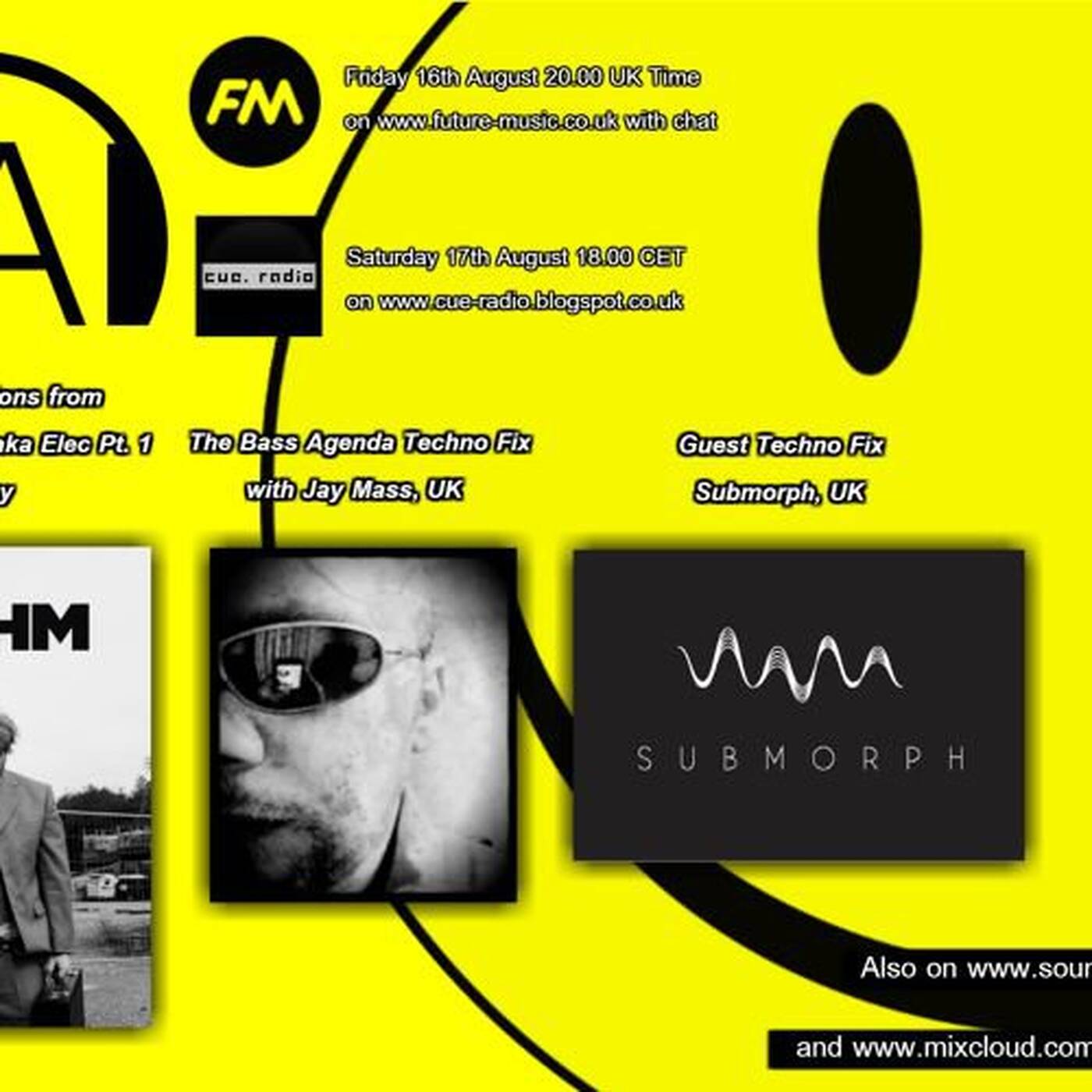 Bass Agenda 60: Guest selections from Elec Pt 1 + Techno Fix with Jay Mass & Guest mix by Submorph episode artwork