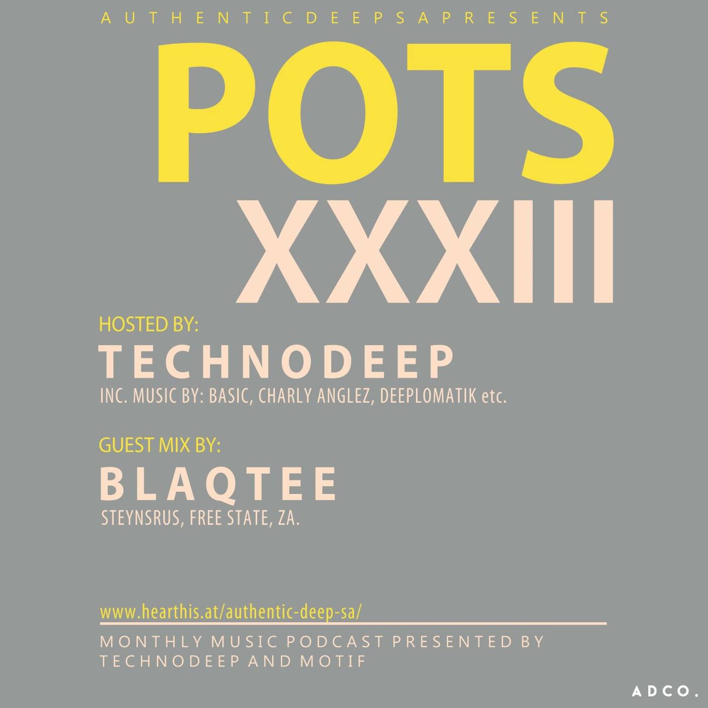 Portraits Of The Soul - XXXIII (Guest Mix by BlaqTee) episode artwork