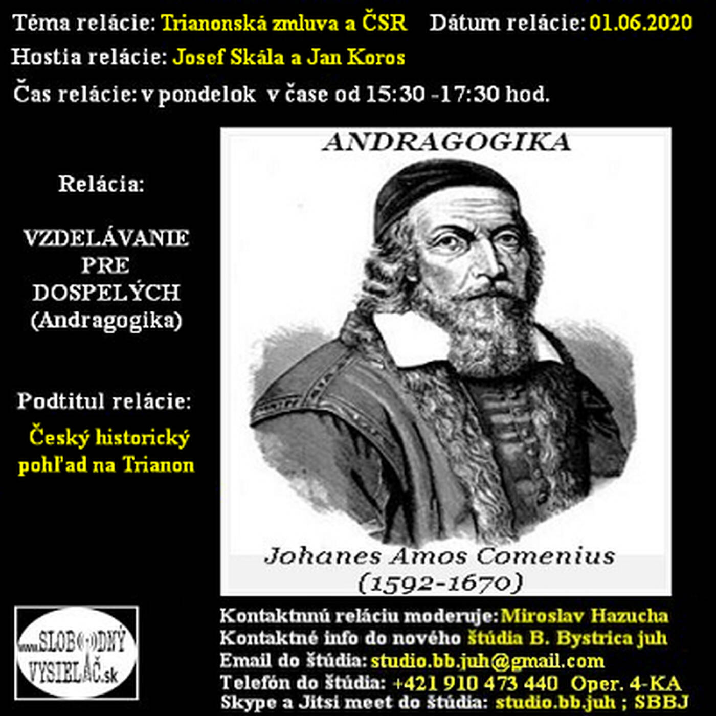 Vzdelávanie pre dospelých 198 - 2020-06-01 Trianonská zmluva a ČSR episode artwork