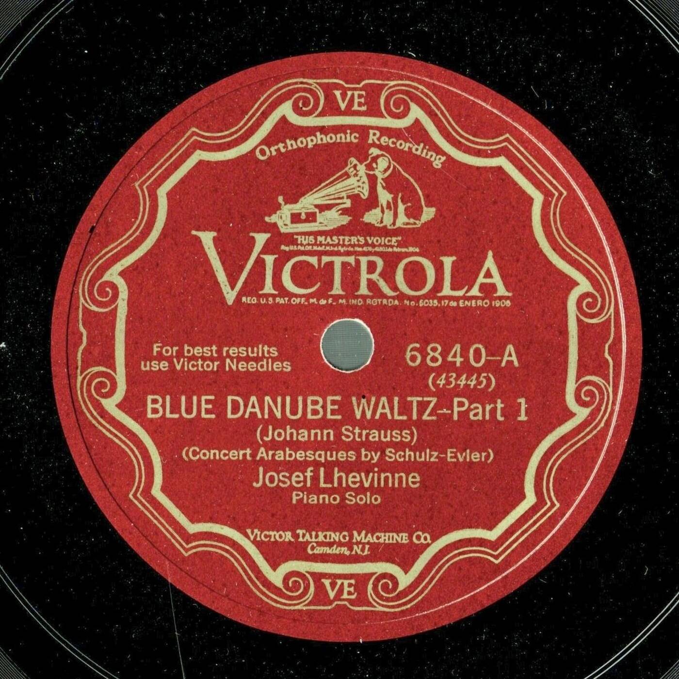 78 Josef Lhevinne - Blue Danube Waltz  (1928) episode artwork