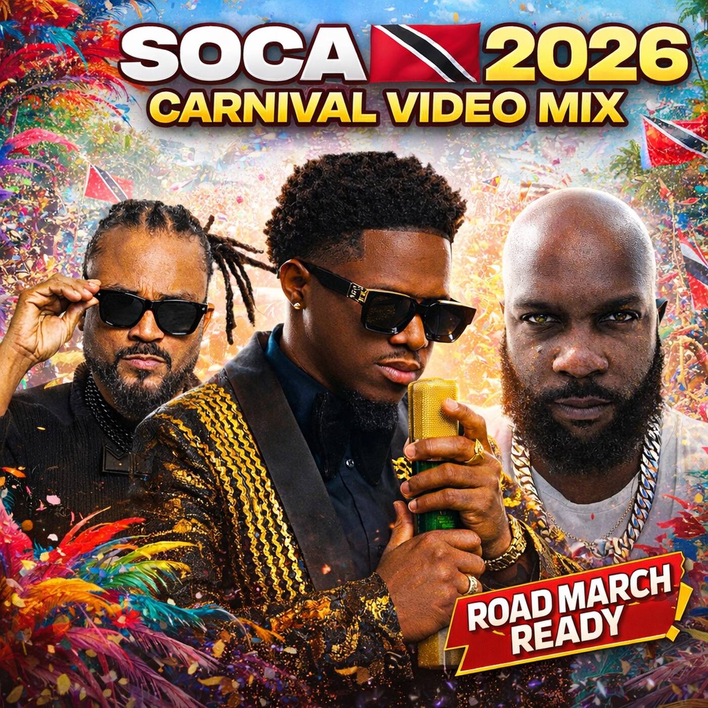 SOCA 2026 🇹🇹 Trinidad Carnival Video Mix | Road March Ready (Machel, Bunji, Kes)