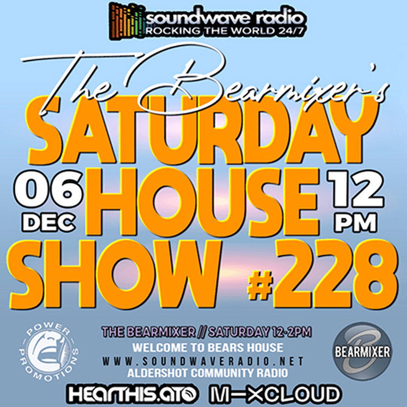 Soundwave Radio Saturday House Show #228 - 6th December 2025 episode artwork