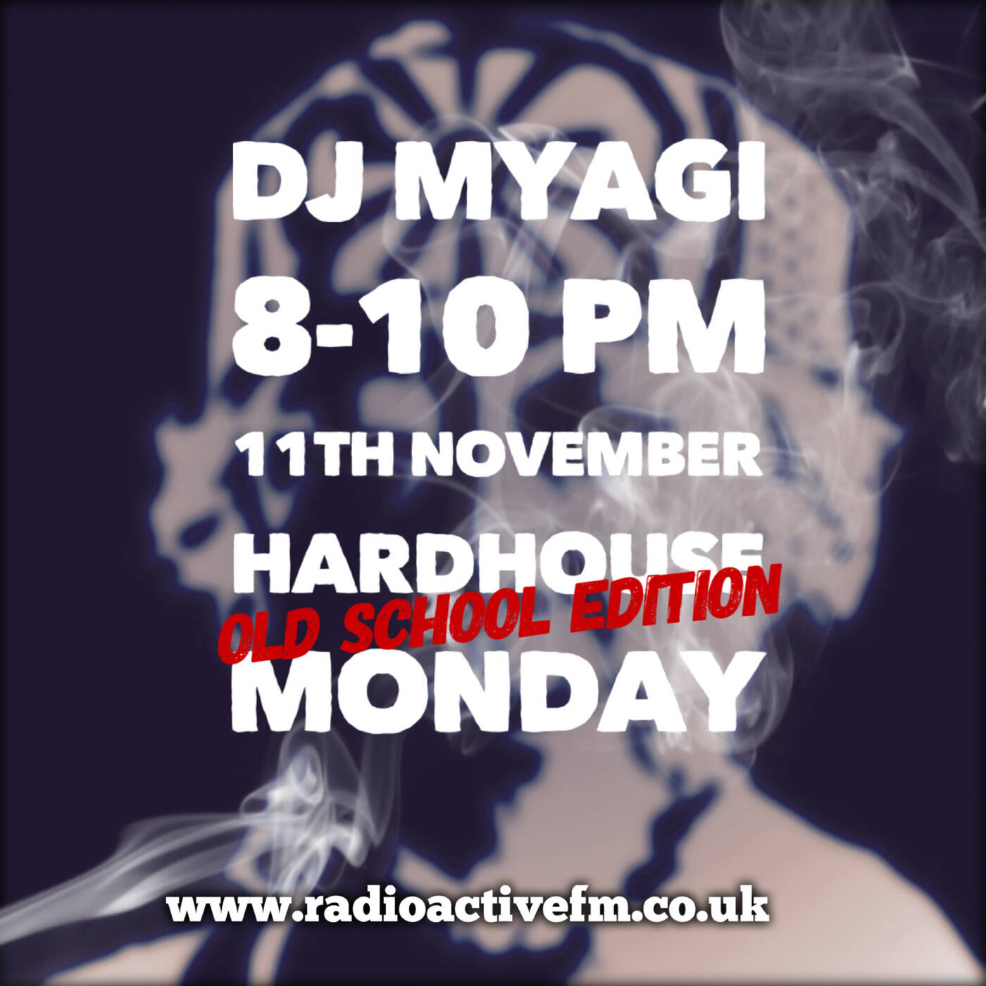 Dj Myagi Hardhouse 'nod to the ol school crew' Monday
