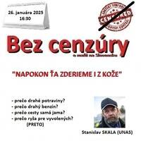 Bez cenzúry 270 - 2025-01-26 „ZODERÚ Z TEBA NAPOKON KOŽU“ by Slobodný Vysielač
