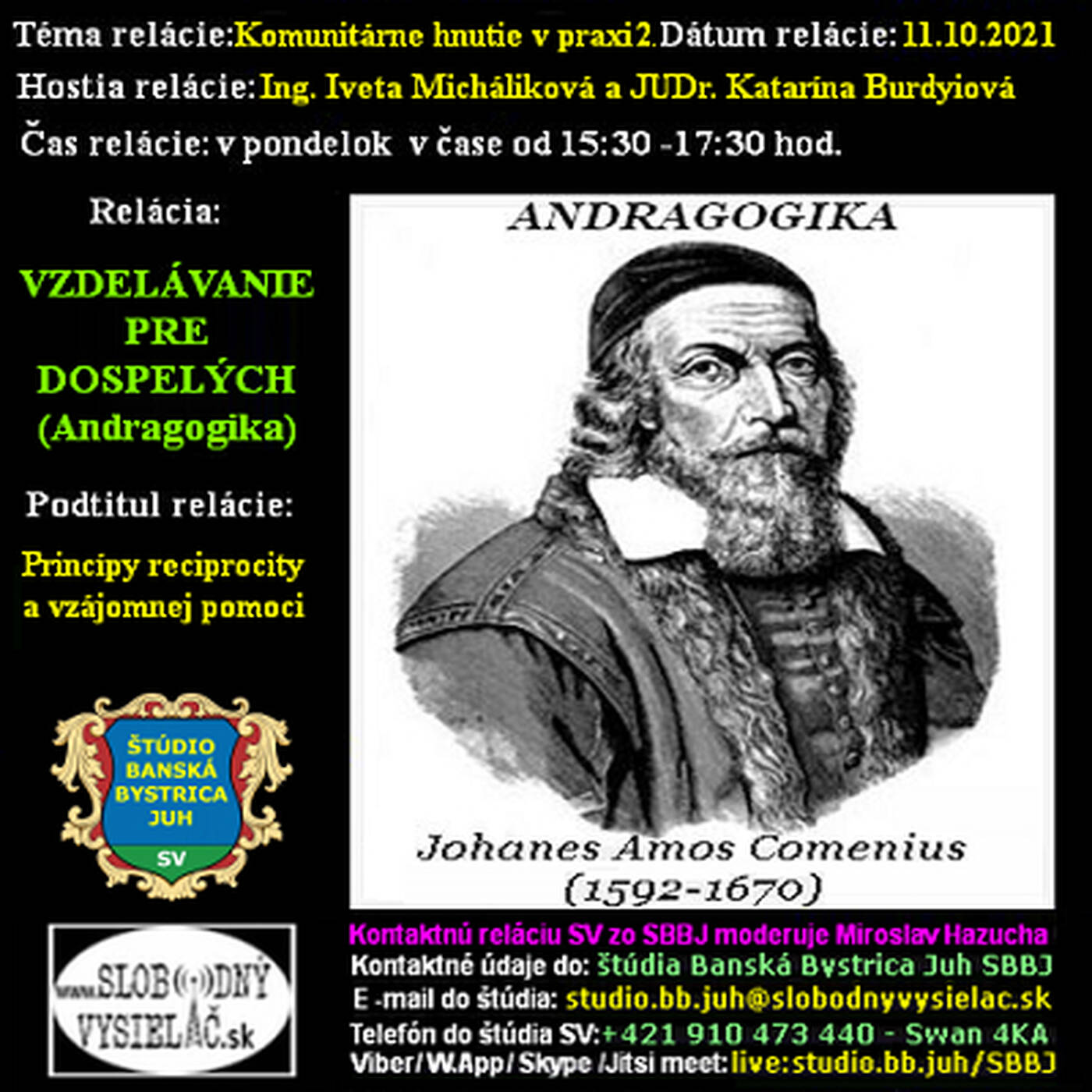 Vzdelávanie pre dospelých 269 - 2021-10-11 Komunitárne hnutie v praxi 2. episode artwork