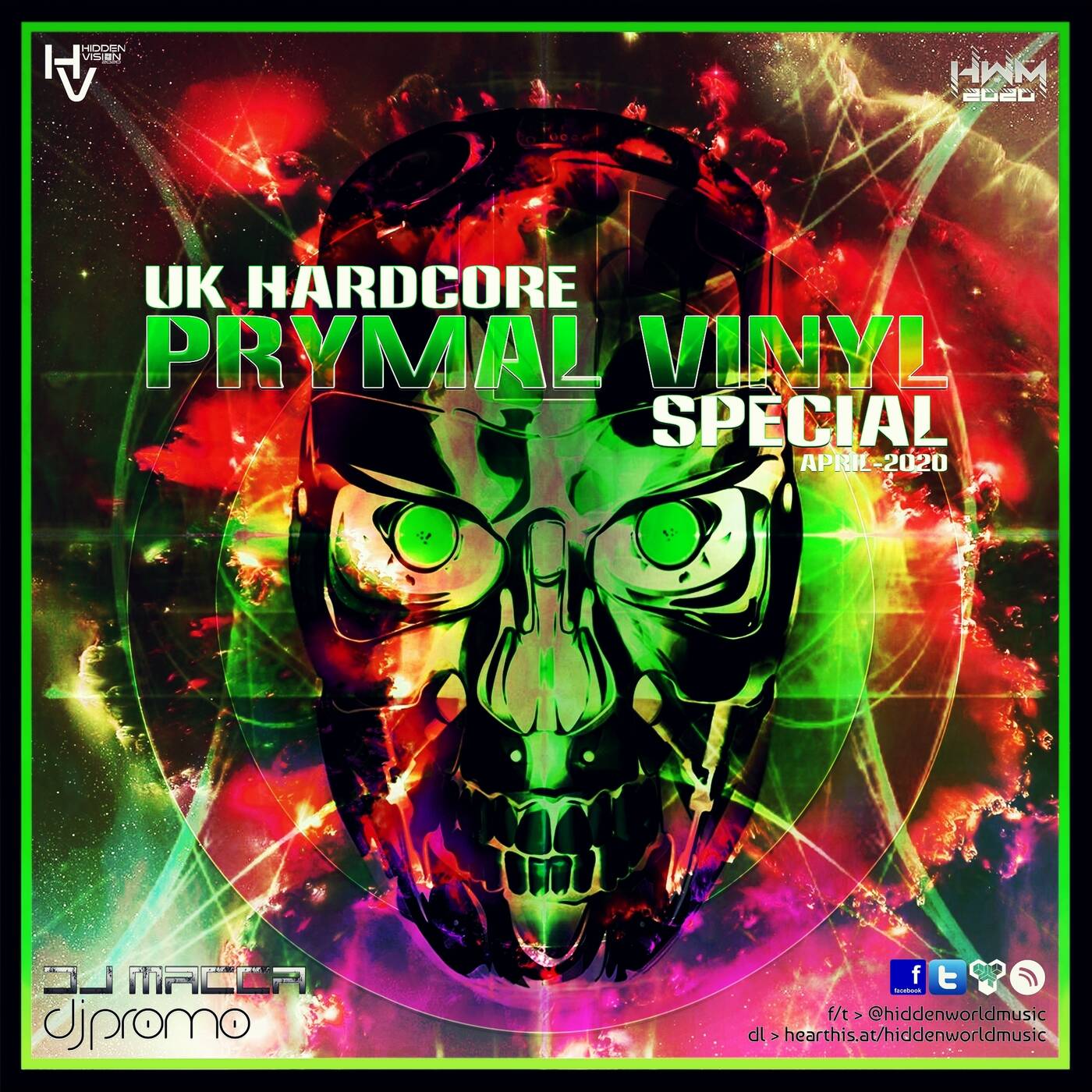 HWM Pres. PRYMAL VINYL - UK Hardcore Special - DJ Macca &amp; DJ Promo (April 2020) episode artwork