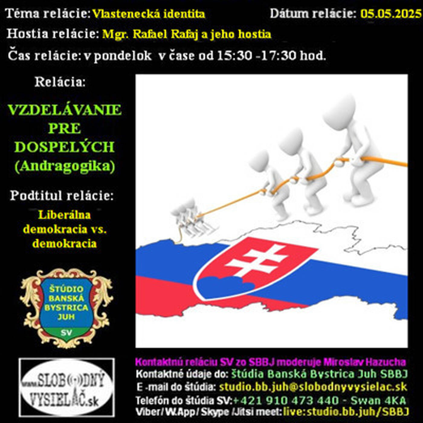 Vzdelávanie pre dospelých 452 - 2025-05-05 Liberálna demokracia vs. demokracia episode artwork