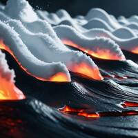SNOW ON LAVA PART TWO by FFoXR