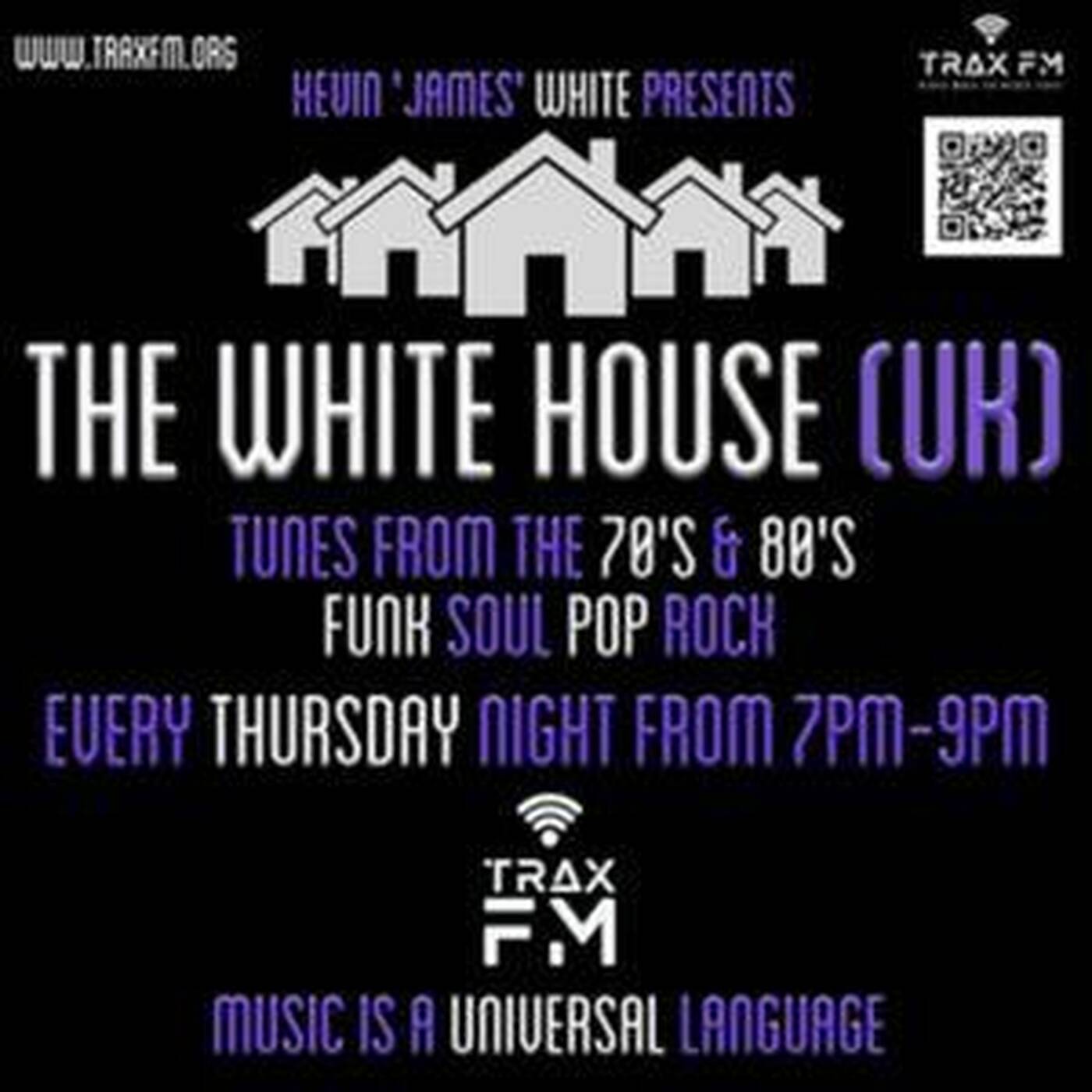 Kev White's The White House Show Replay On www.traxfm.org - 19th october 2023 episode artwork