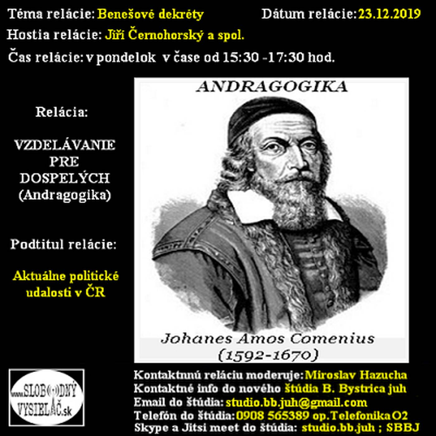 Vzdelávanie pre dospelých 176 - 2019-12-23 Benešové dekréty... episode artwork