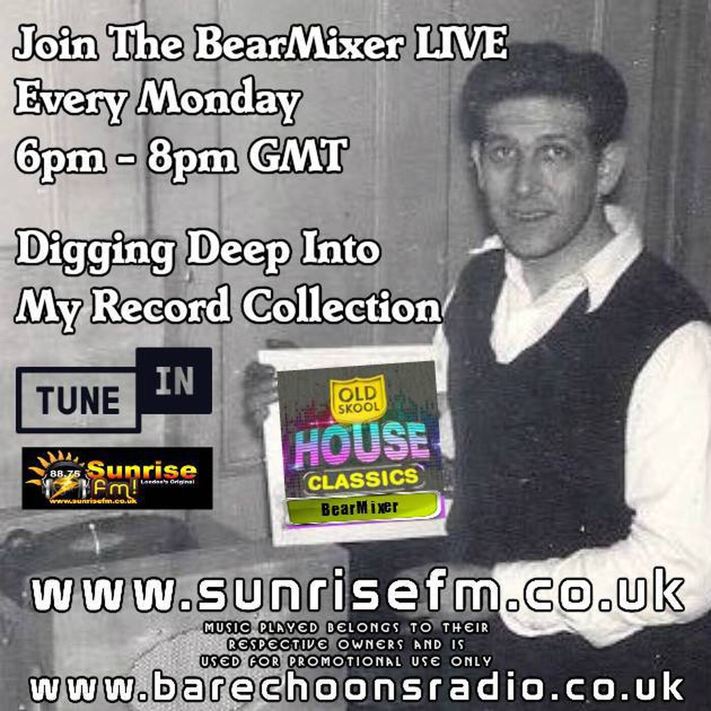 BearMixer Live New Years Eve on Sunrisefm.co.uk 31-12-2018 episode artwork