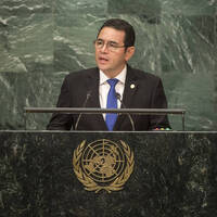 Presidente De Guatemala Ante La ONU Sobre Conflicto Territorial Con Belice by Nosotros Unidos Con Belize