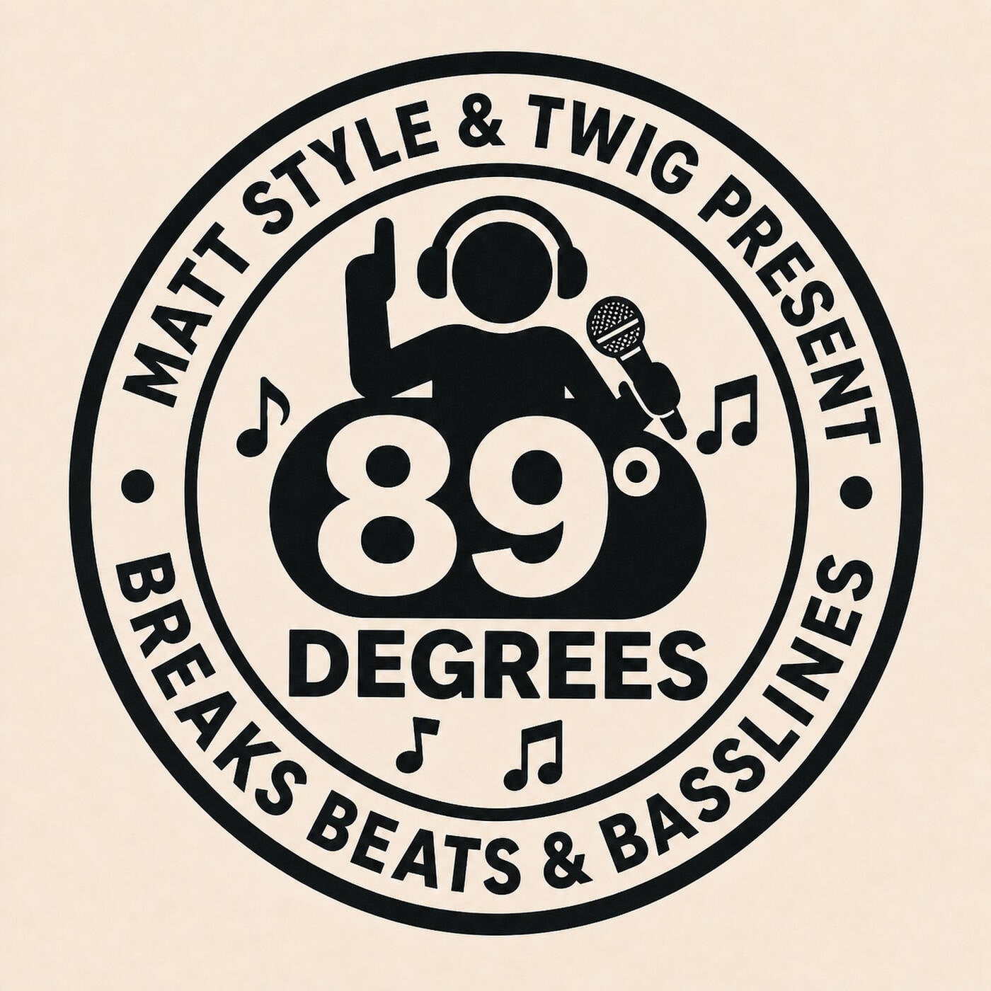 Matt Style & Twig - 89 Degrees Breaks, Beats & Basslines 0000's D&B - Cutters Choice Radio episode artwork