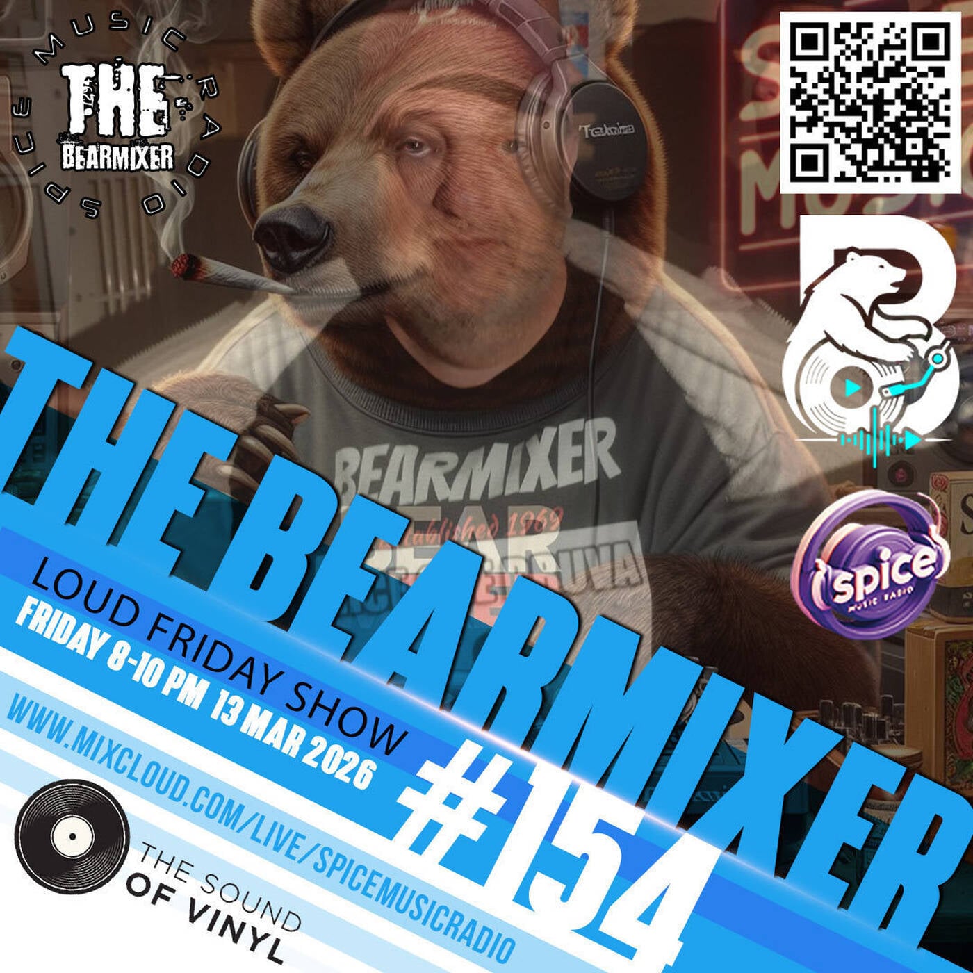 Live On Air Spice Music Radio "Loud Friday #154" 13th March 2026 episode artwork