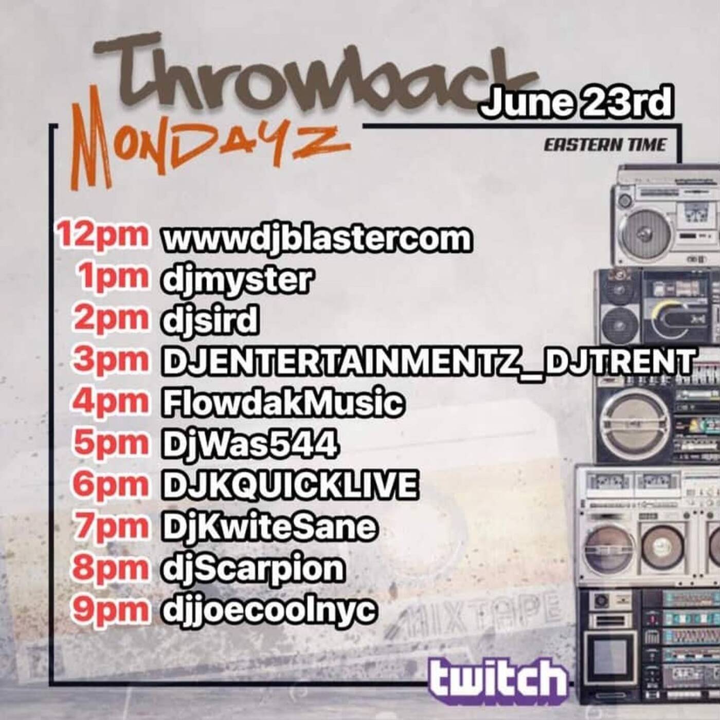 THROWBACKMONDAYZRAIDTRAIN Hosted By @djsird1 6-7PMEST‼️(JUNE 23, 2025) episode artwork