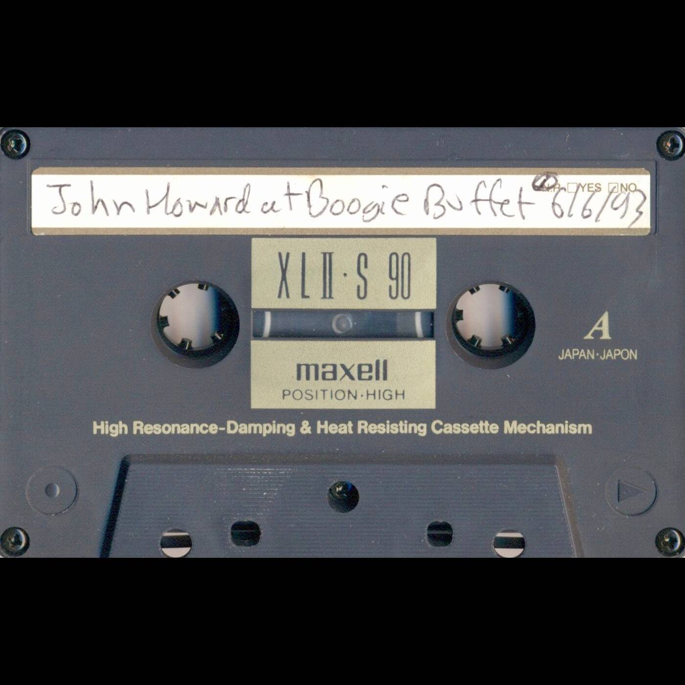 DJ John Howard - Live At Boogie Buffet (S.F.) - 1st  Mixtape - 6-6-93 (Jim Hopkins Remaster) episode artwork