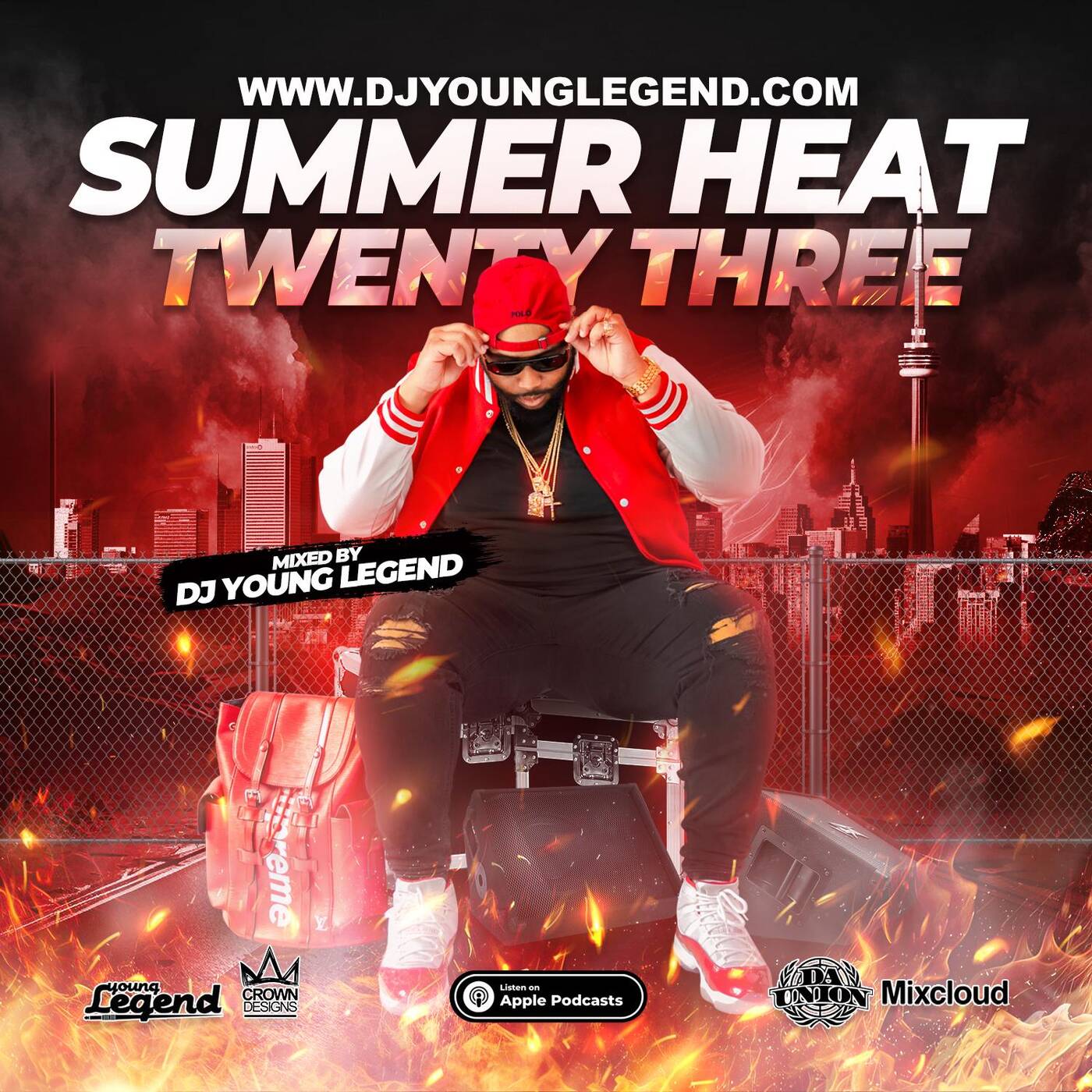 SUMMER HEAT 23 MIXTAPE - CLEAN — DJ YOUNG LEGEND  cover