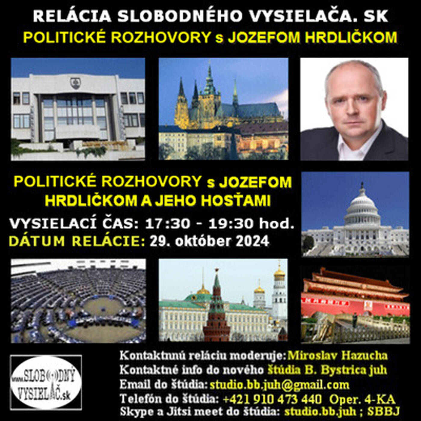 Politické rozhovory 219 - 2024-10-29 PhDr. Ing. Jozef Hrdlička PhD. episode artwork