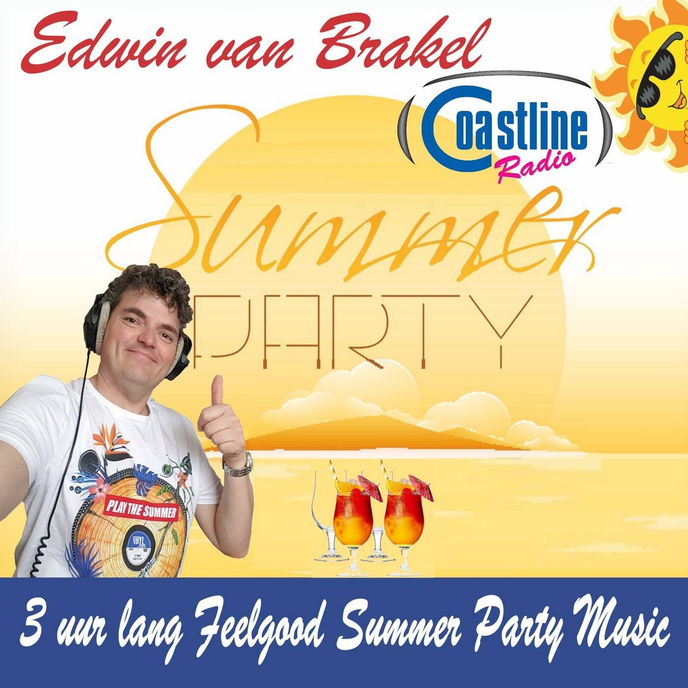 Play " 3 HOURS SUMMER PARTY MUSIC " Edwin van Brakel