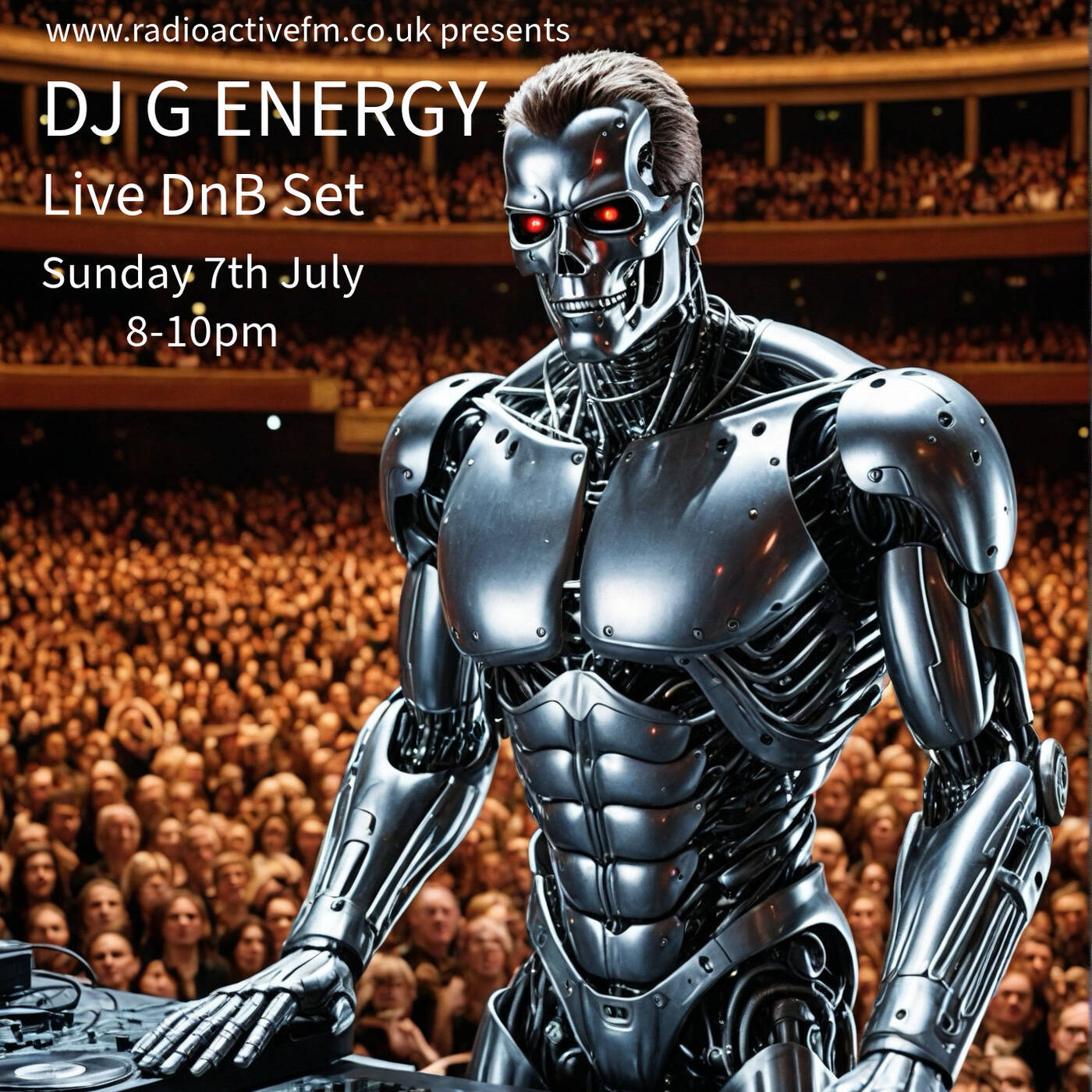 G Energy - Live DnB Set on RadioActiveFm 7th July episode artwork