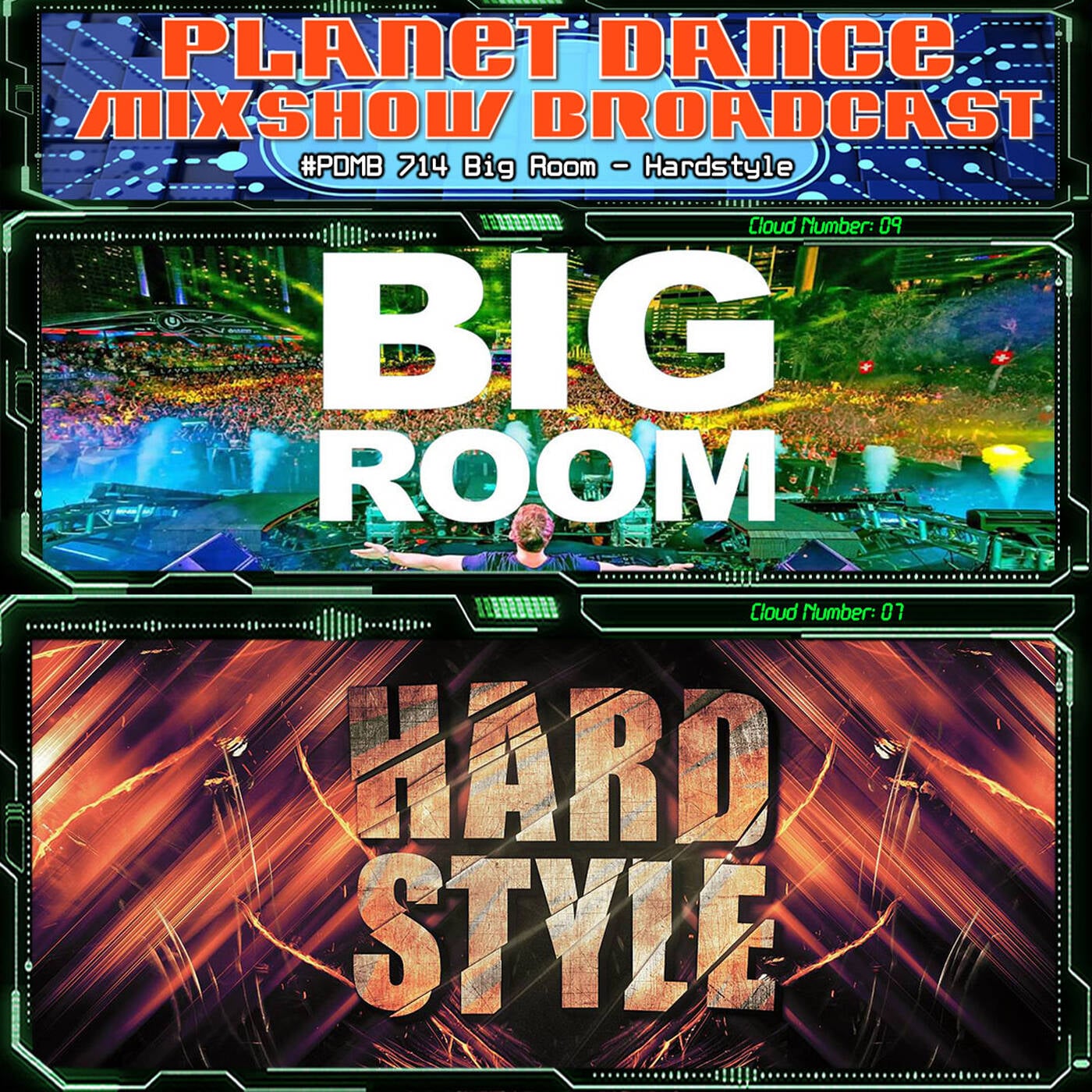 Planet Dance Mixshow Broadcast 714 Big Room - Hardstyle episode artwork