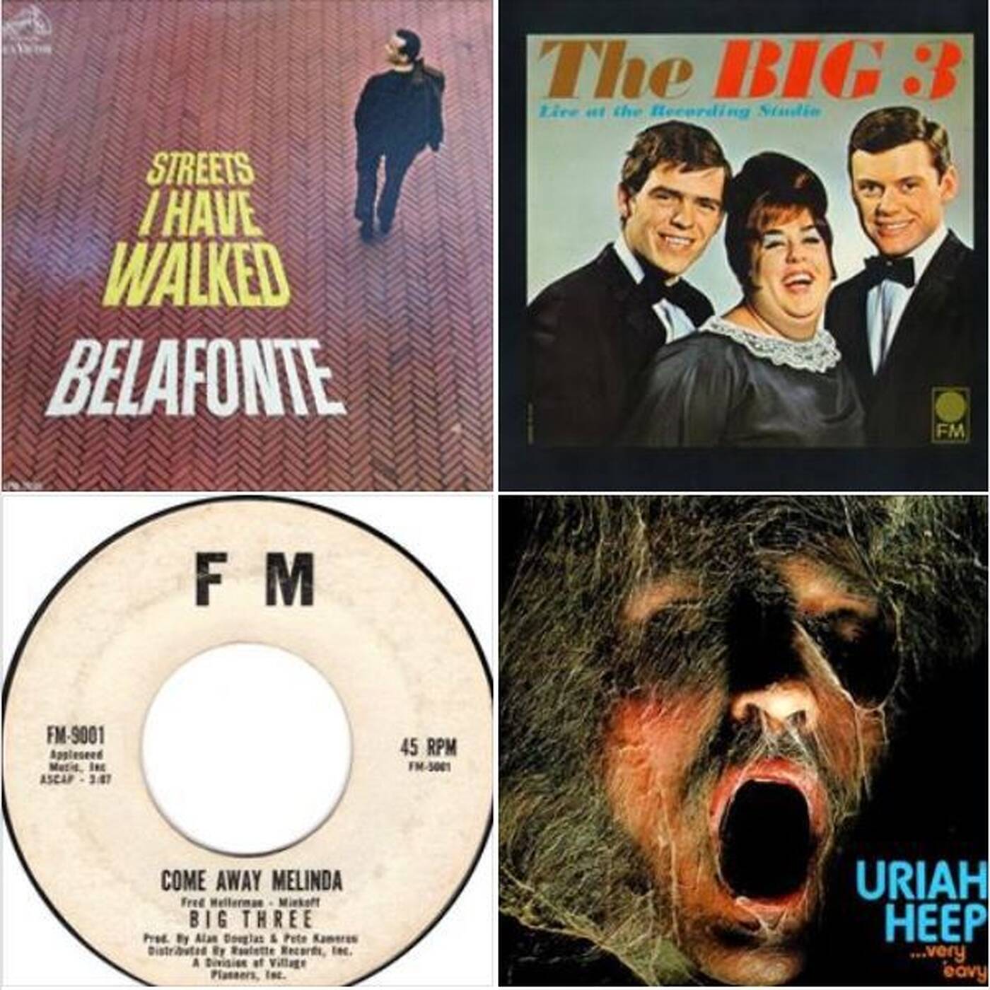 Harry Belafonte, Big 3, Uriah Heep - Come Away Melinda (1963 - 1970) episode artwork