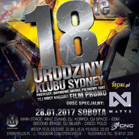 DJ MATYS - CLUB SYDNEY ZARZECZE - 2017 01 28 [18 URODZINY KLUBU] - seciki.pl by seciki.pl [Klubowe Sety Official]