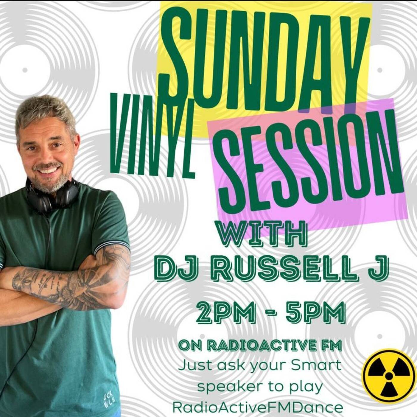 RUSSELL J SUNDAY VINYL SESSION 95-2005 Radio Show on RadioActive FM. 17/11/24. episode artwork