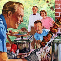 barbecue season by the butcher