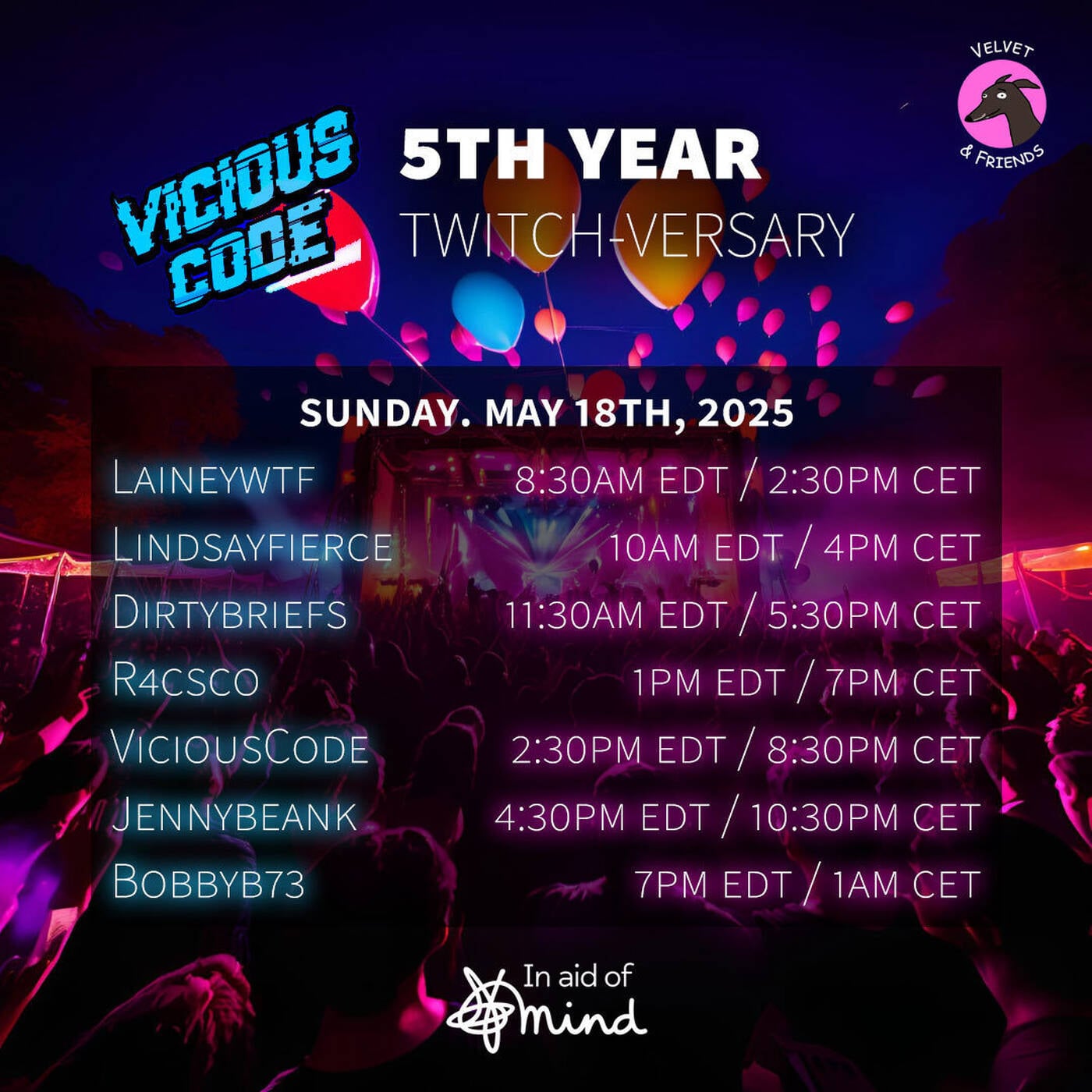 Breaks Mode for 5Y Twitchversary (May 18th, 2025) episode artwork