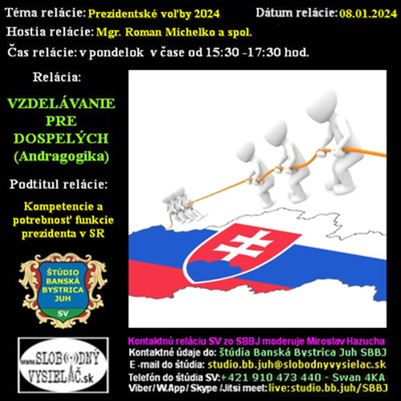 Vzdelávanie pre dospelých 384 - 2024-01-08 Kompetencie a potrebnosť prezidenta v SR episode artwork