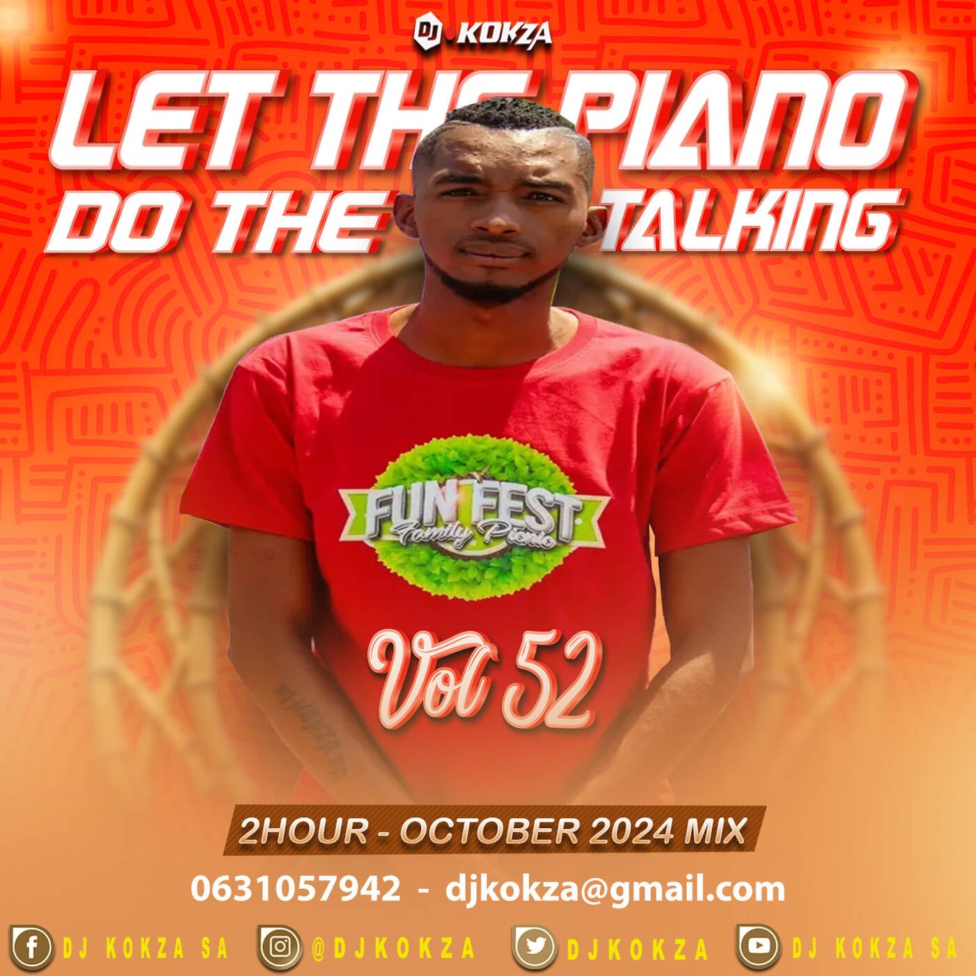 DJ KOKZA SA - Let The Piano Do The Talking - Vol 52 - 2Hour October 2024 Mix