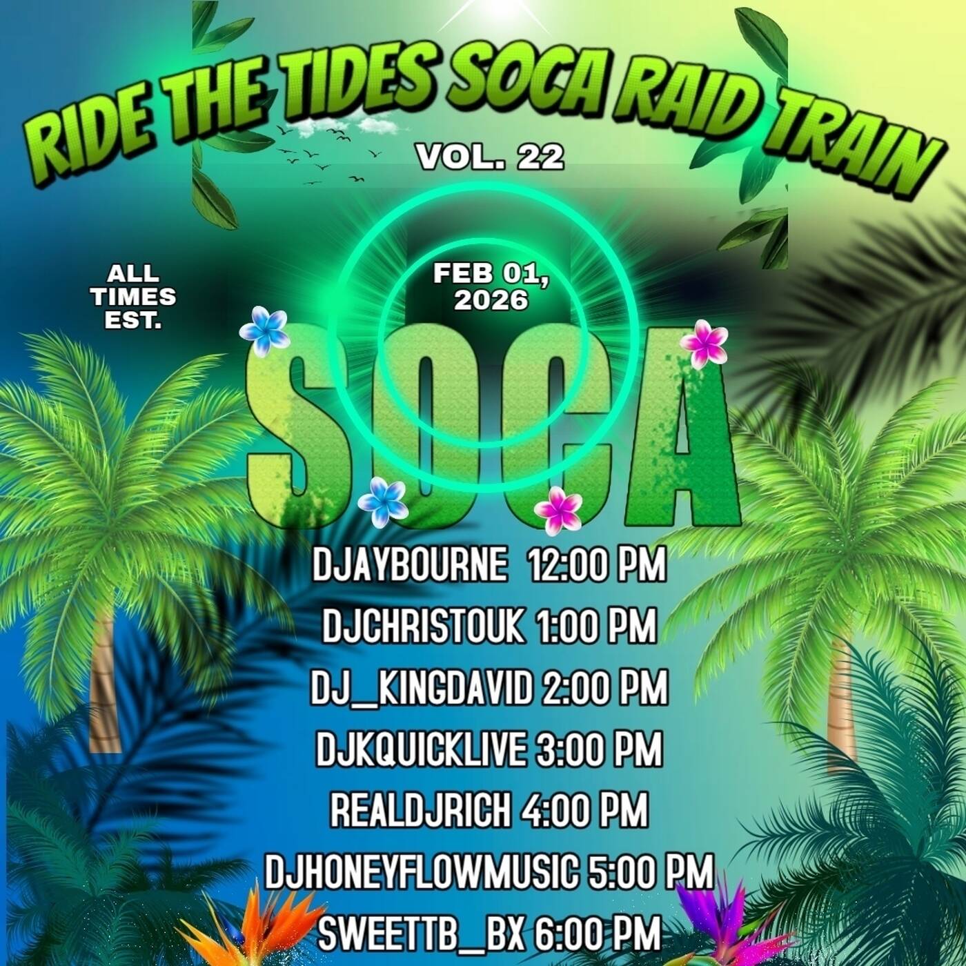 RIDE THE TIDES SOCARAIDTRAINVOL.22 Presented By @sweettb_bx 3-4PMEST‼️(FEB 1, 2026) episode artwork