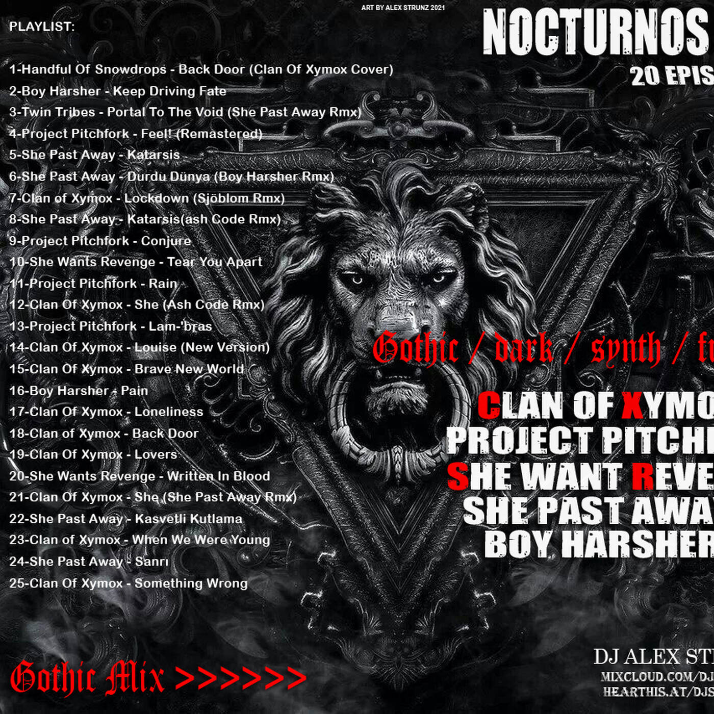 Dj Alex Strunz @ NOCTURNOS XX (20 EPISODIO) - GOTHIC-DARK-SYNTH-FUSIONS - 07-08-2021 episode artwork