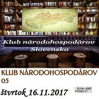 Klub národohospodárov Slovenska 05 - 2017-11-16 Sme 28 rokov „po“ by Slobodný Vysielač