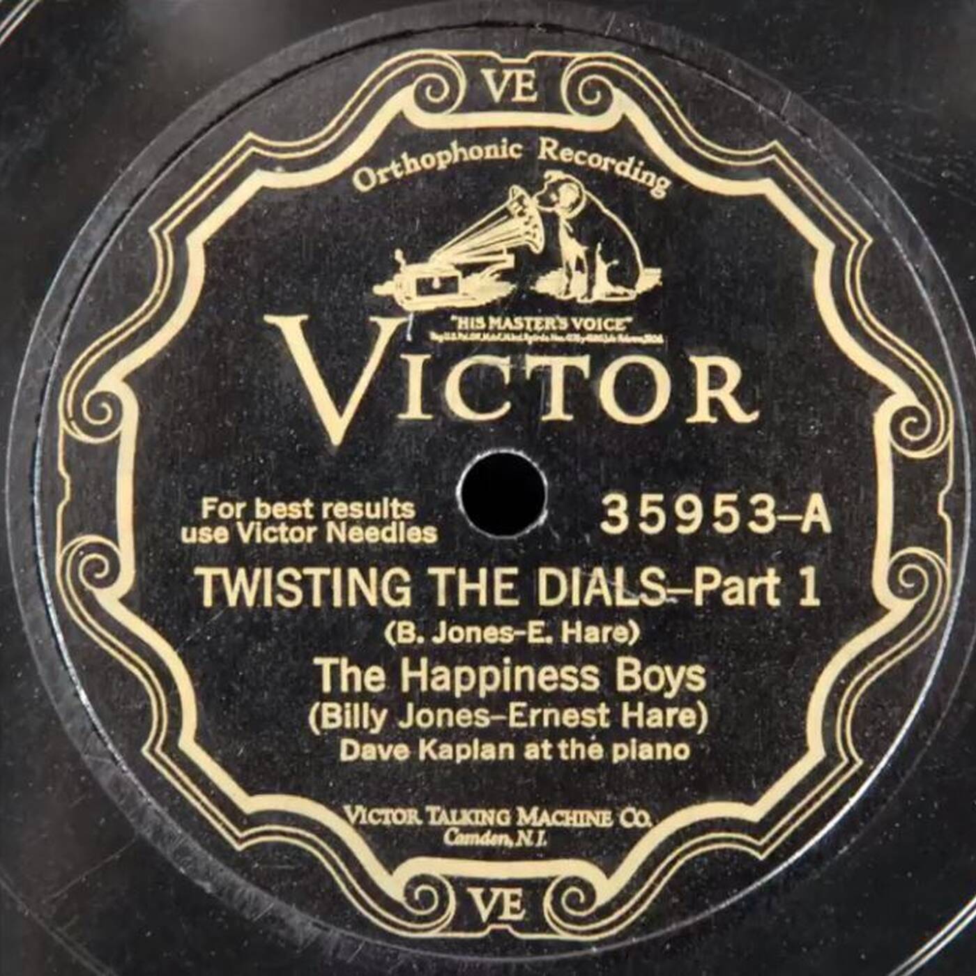 78 Happiness Boys - Twisting the Dials (1929 Victor 35953 Both Parts) episode artwork
