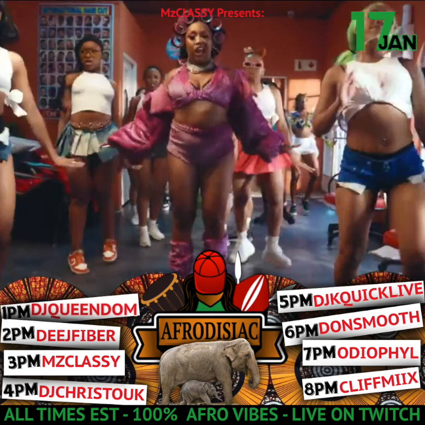 AFRODISIACRAIDTRAINHosted By @thasweetestmelanin 5-6PMEST‼️ | @djkquicklive IN THE MIX (JAN 17, 2024) episode artwork