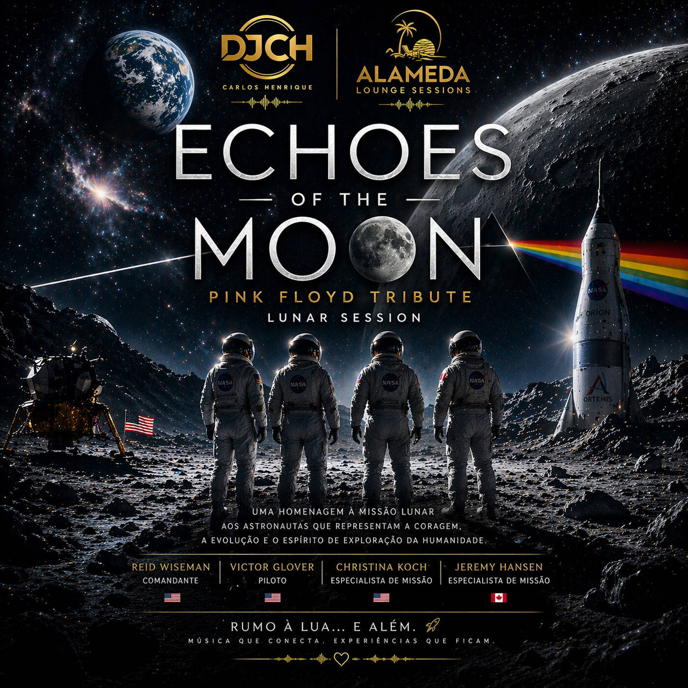 PINK FLOYD ECHOES OF THE MOON TRIBUTE LUNNAR SESSION DJCH episode artwork
