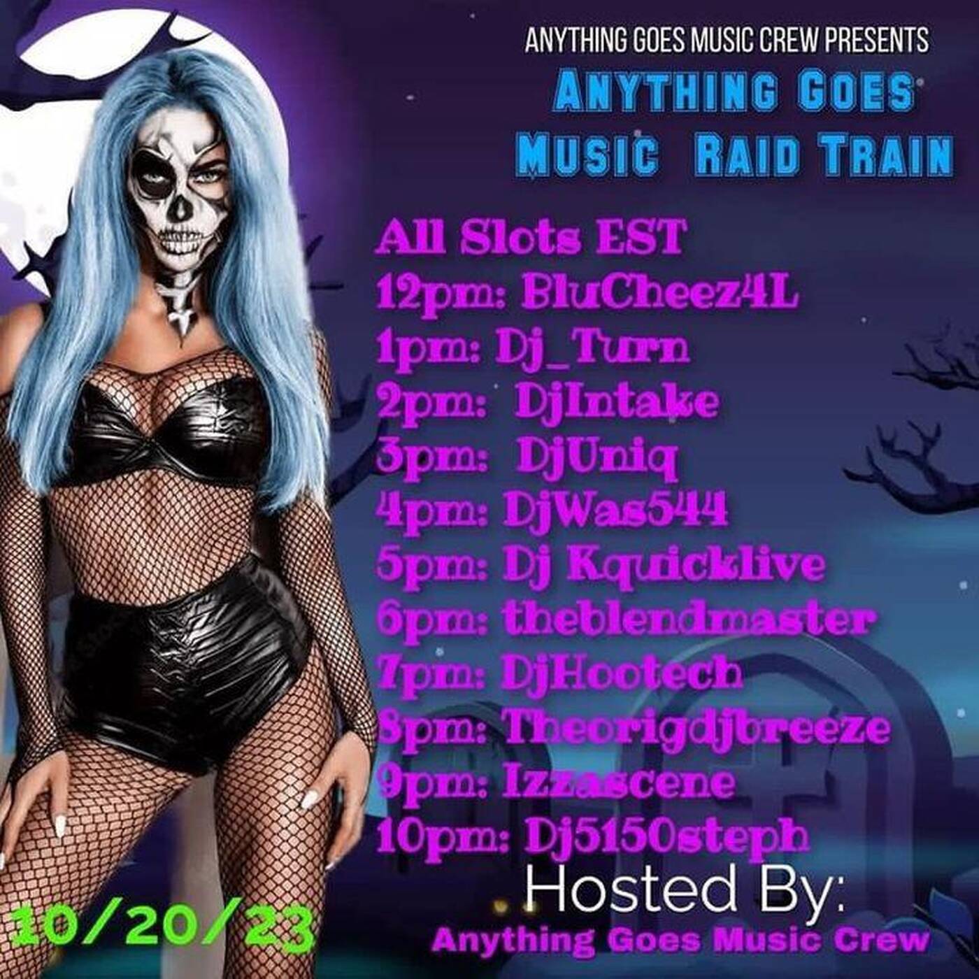 ANYTHINGGOESMUSICRAIDTRAIN#2 Hosted By @spacejamentertainment 5-6PMEST‼️ | @djkquicklive IN THE MIX (Oct 20, 2023) episode artwork