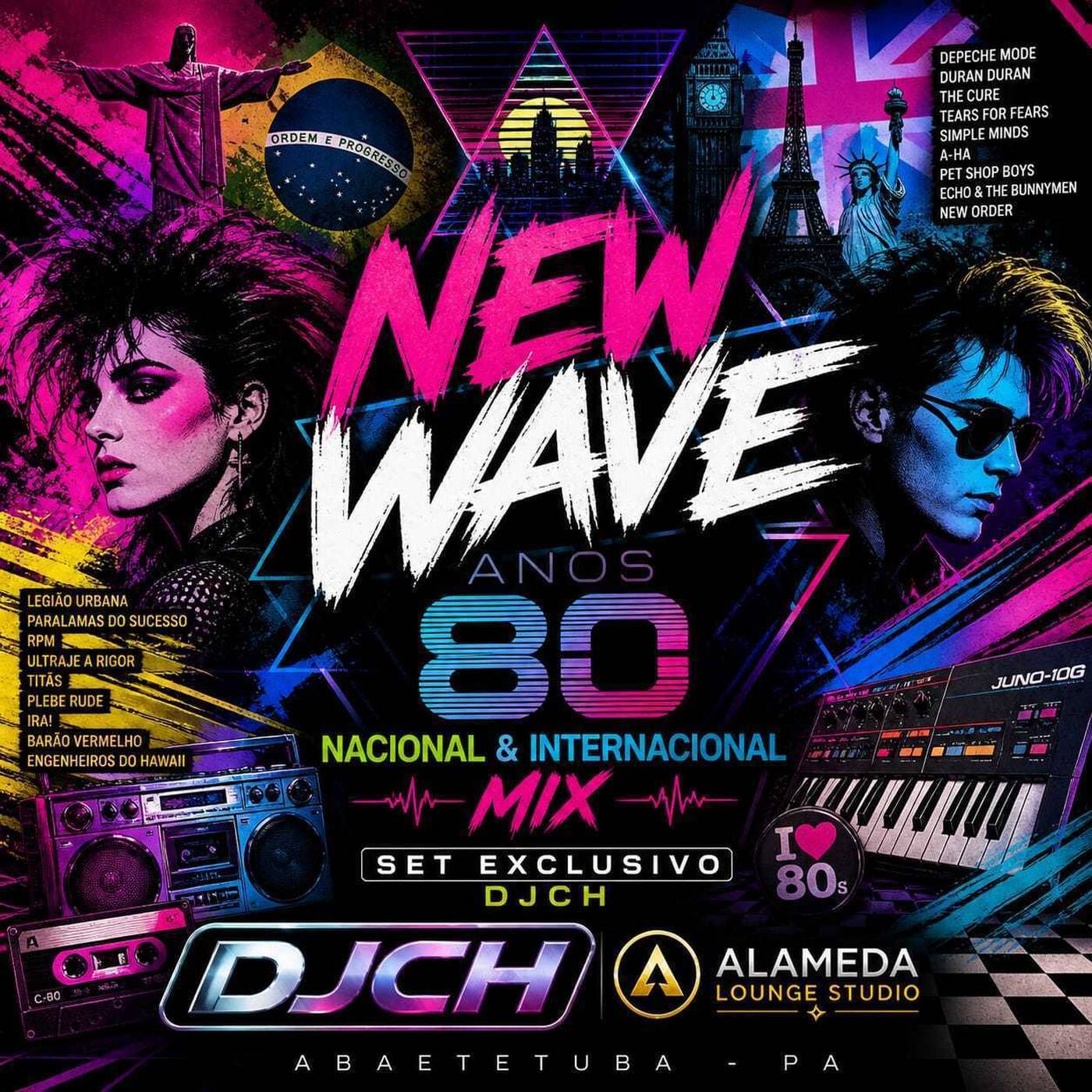 NEW WAVE ANOS 80 NACIONAL & INTERNACIONAL MIX SET EXCLUSIVO DJCH episode artwork