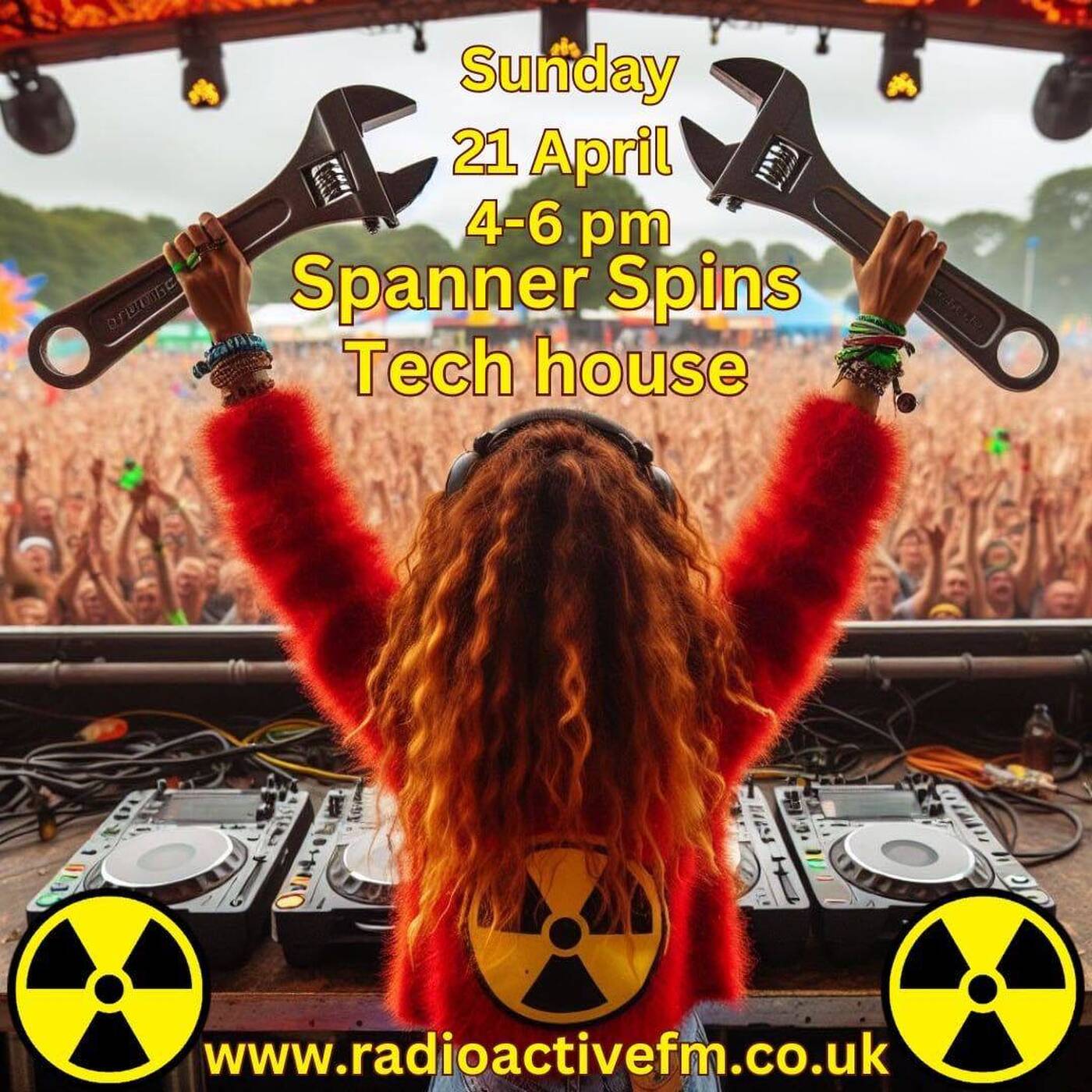 Spanner Spins Tech House on Radioactive FM 21 4 24 episode artwork